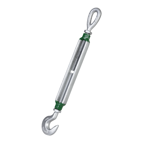 GREEN PIN EYE HOOK TURNBUCKLE 5/8" X 6” (SSGPHO1606)
