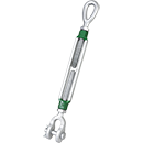 GREEN PIN EYE JAW TURNBUCKLE COTTER PIN OR SAFETY BOLT 1-1/4” X 12” (SSGPGO3212)
