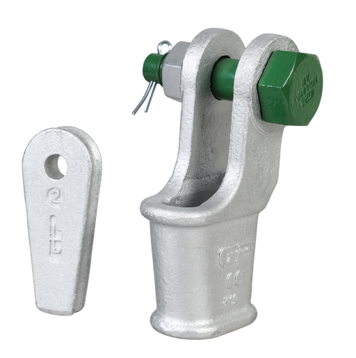 OPEN WEDGE SOCKET WITH SAFETY BOLT 3/8" (SKGOW010SB)