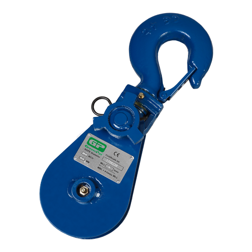SNATCH BLOCK TYPE 601HK WITH HOOK ATTACHED 1" (BKOFFSH1215)