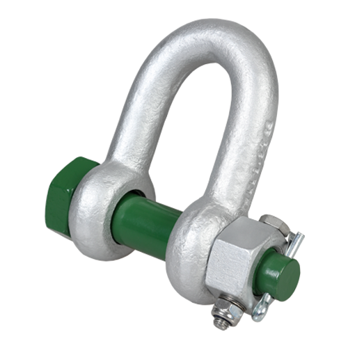 GREEN PIN DEE SHACKLE FIXED NUT 1-1/2" (GPGDMB38FN)
